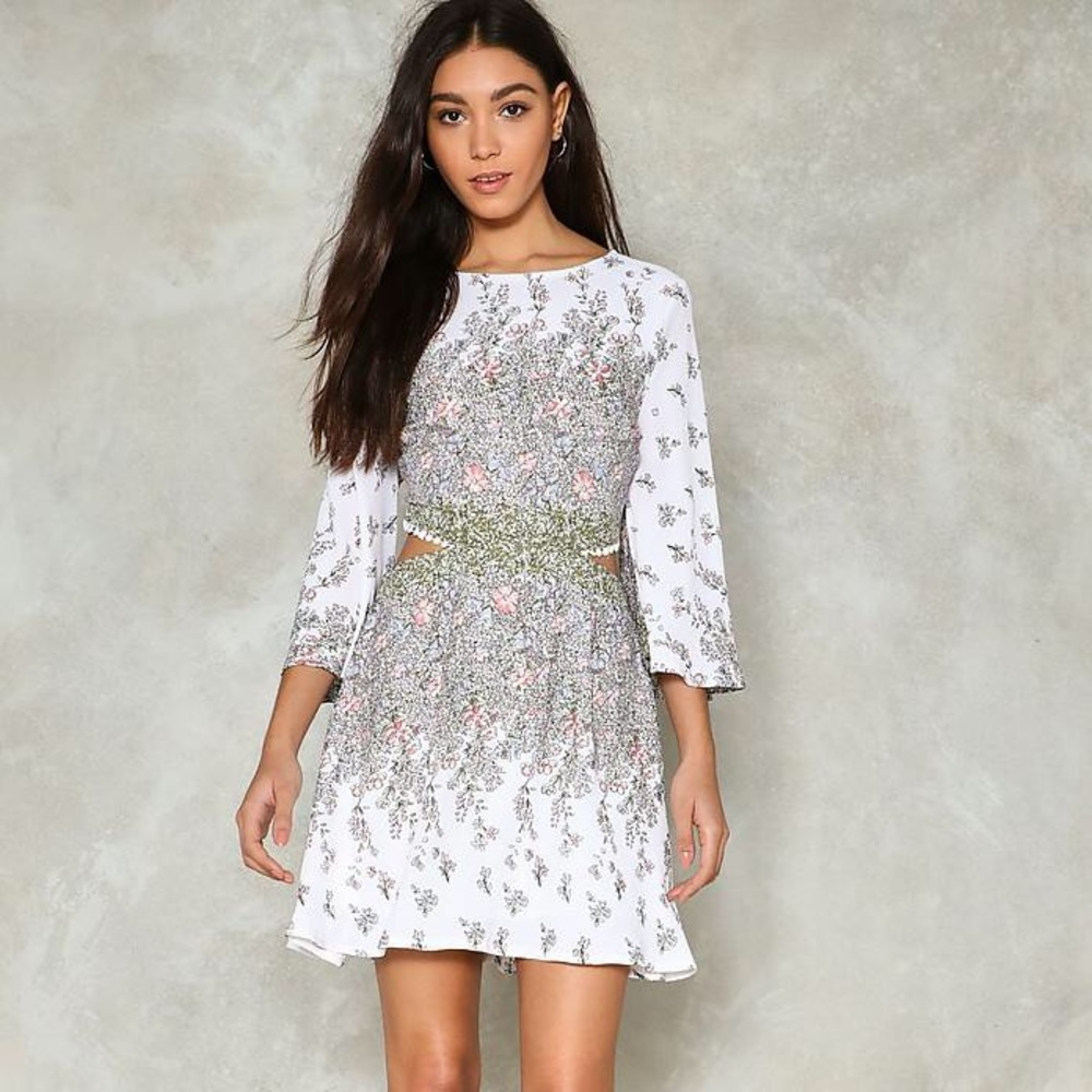 Nasty Gal Floral Dress